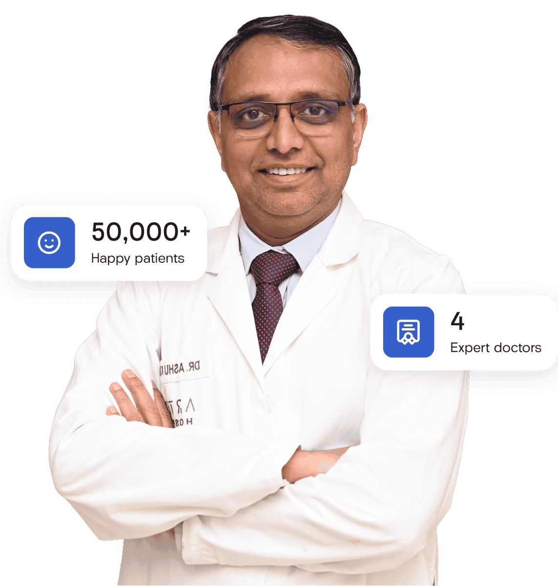 Doctor with 50,000+ happy patients and 4 expert doctors