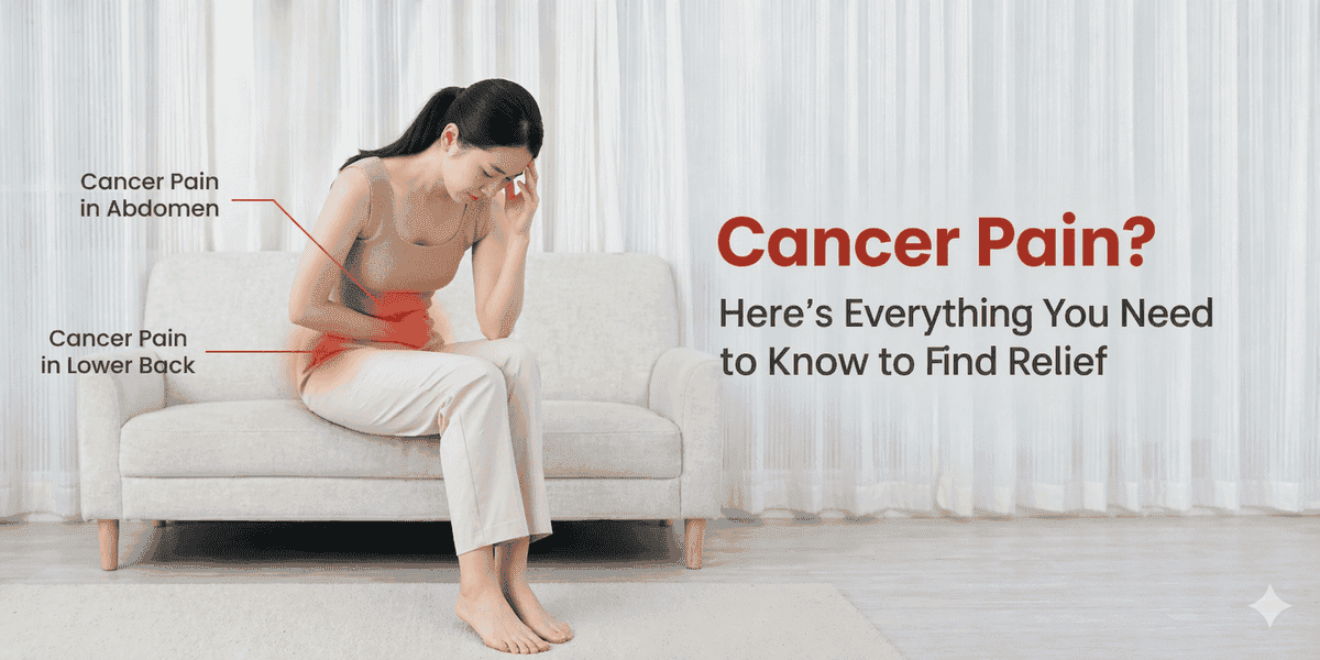 Illustration of the WHO pain ladder alongside interventional options for cancer pain