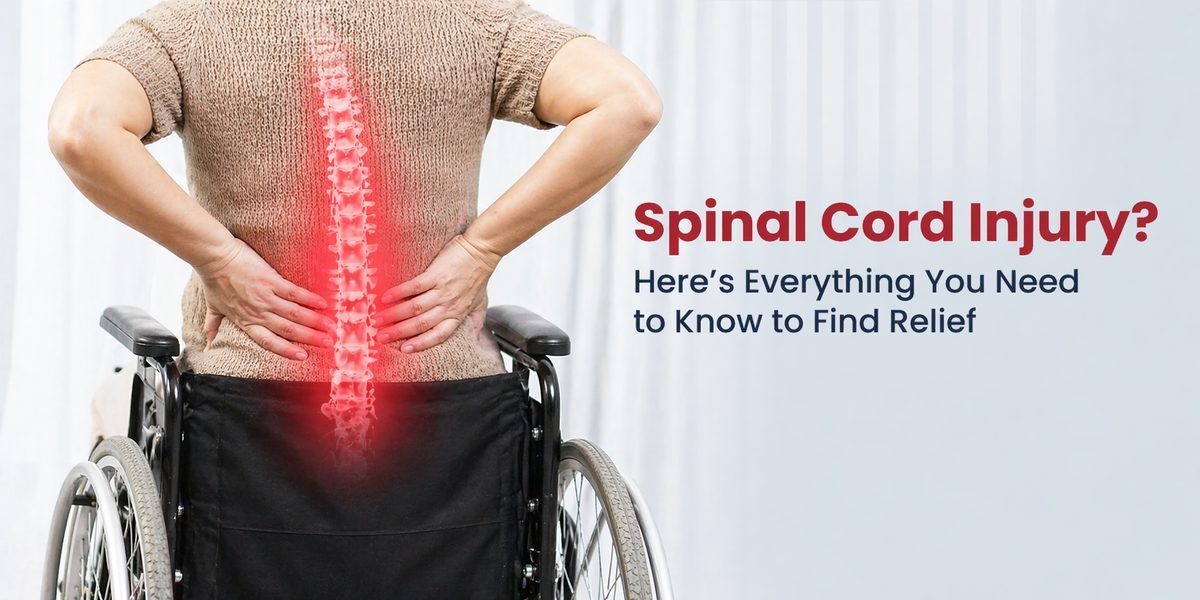 Diagram showing the different types of pain experienced after spinal cord injury